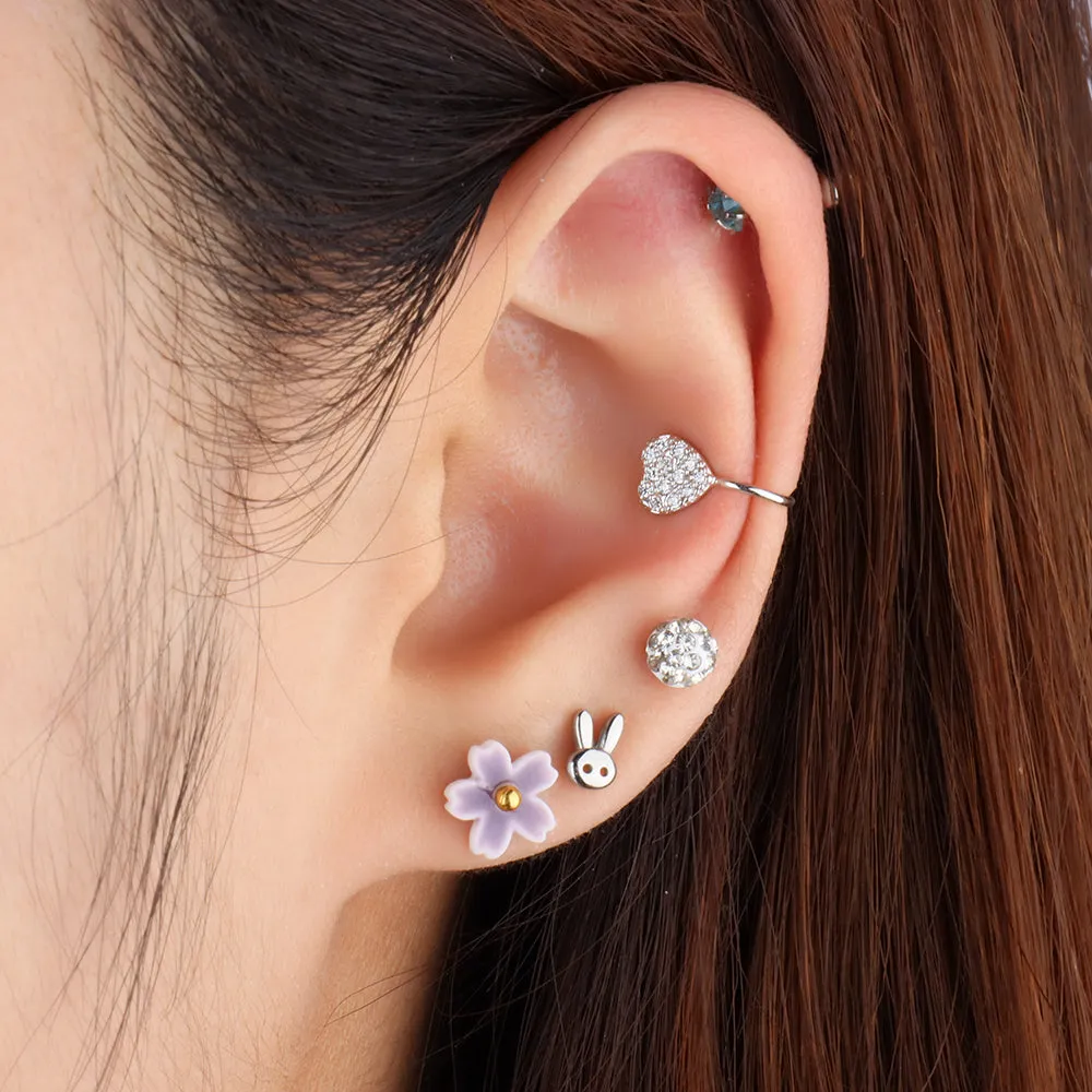 Charm Flower Studs