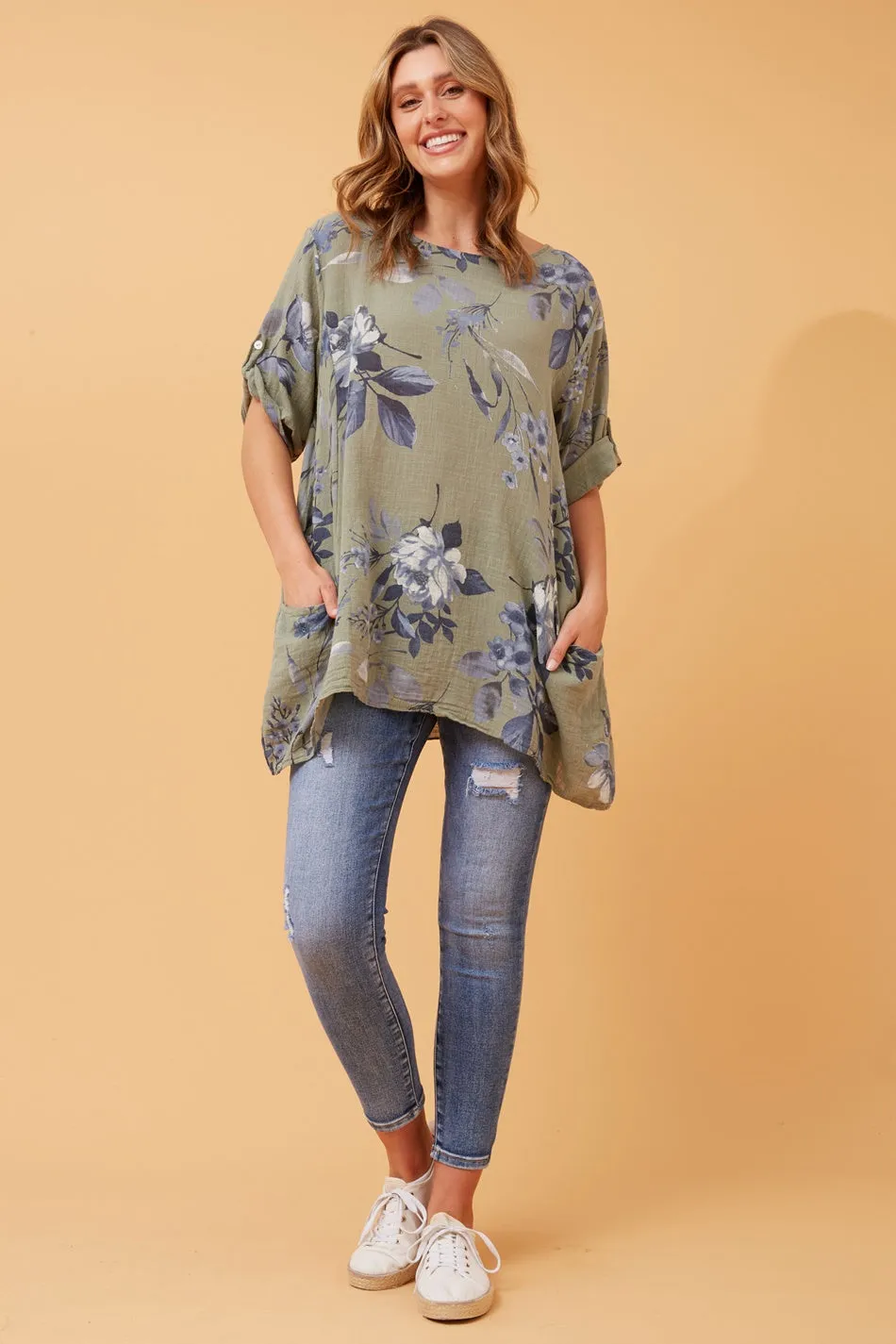 CIA FLORAL TUNIC TOP