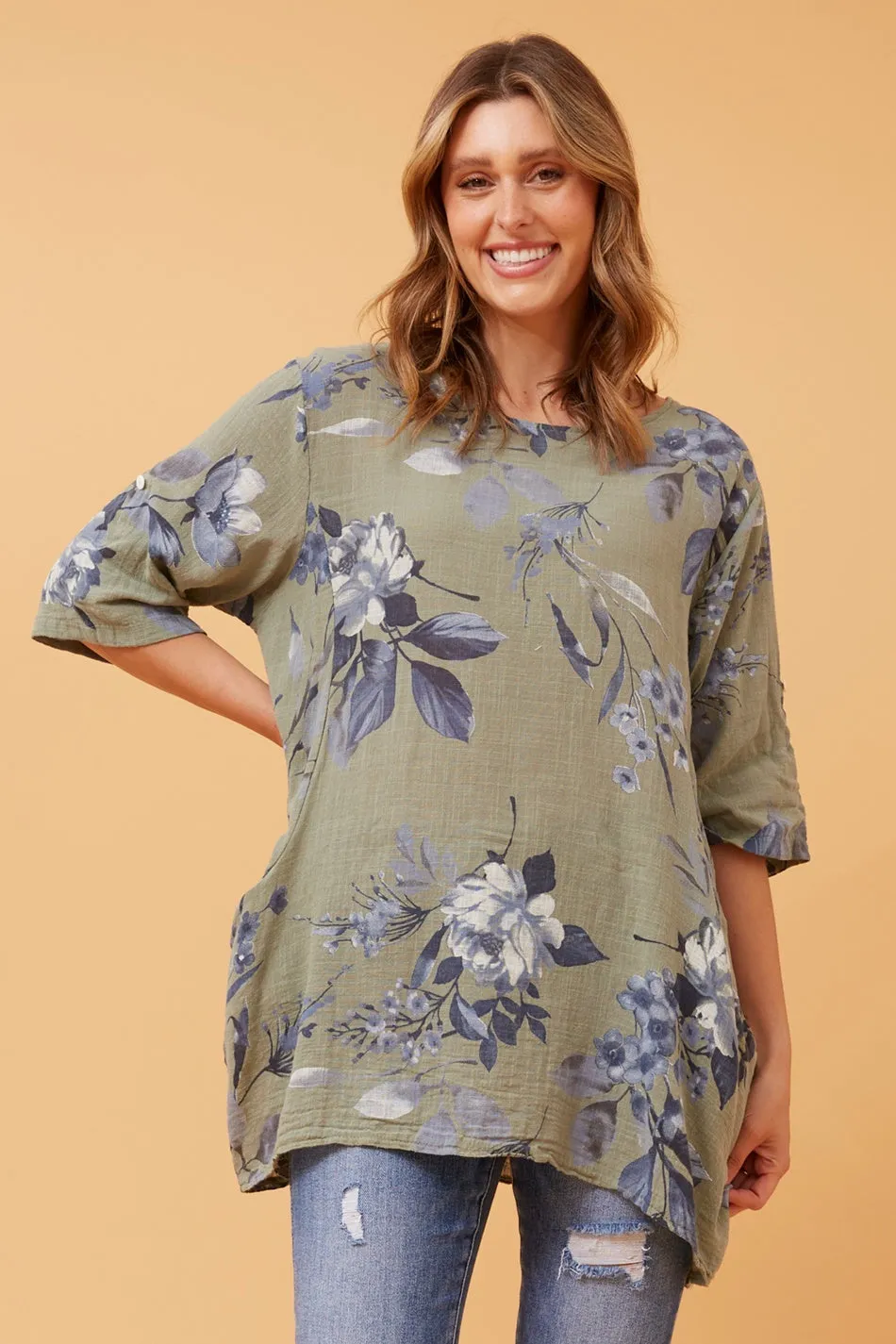 CIA FLORAL TUNIC TOP