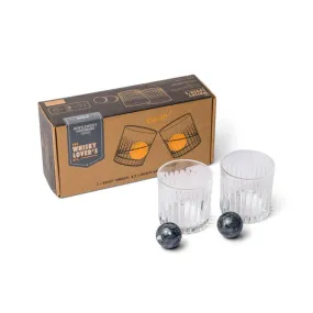 Cocktail Tumbler & Ice Stones Set