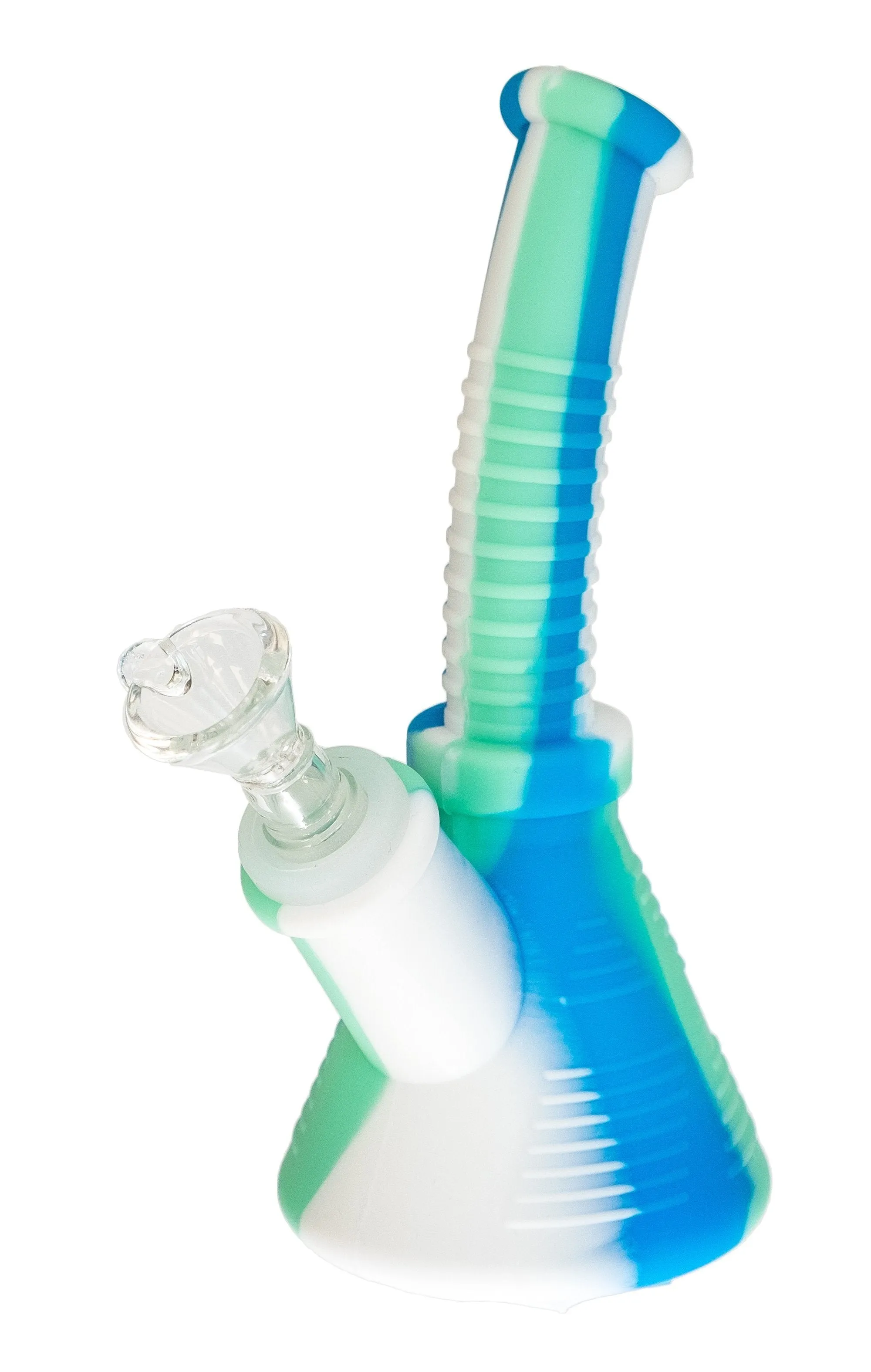 Compact Silicone Beaker Bong we