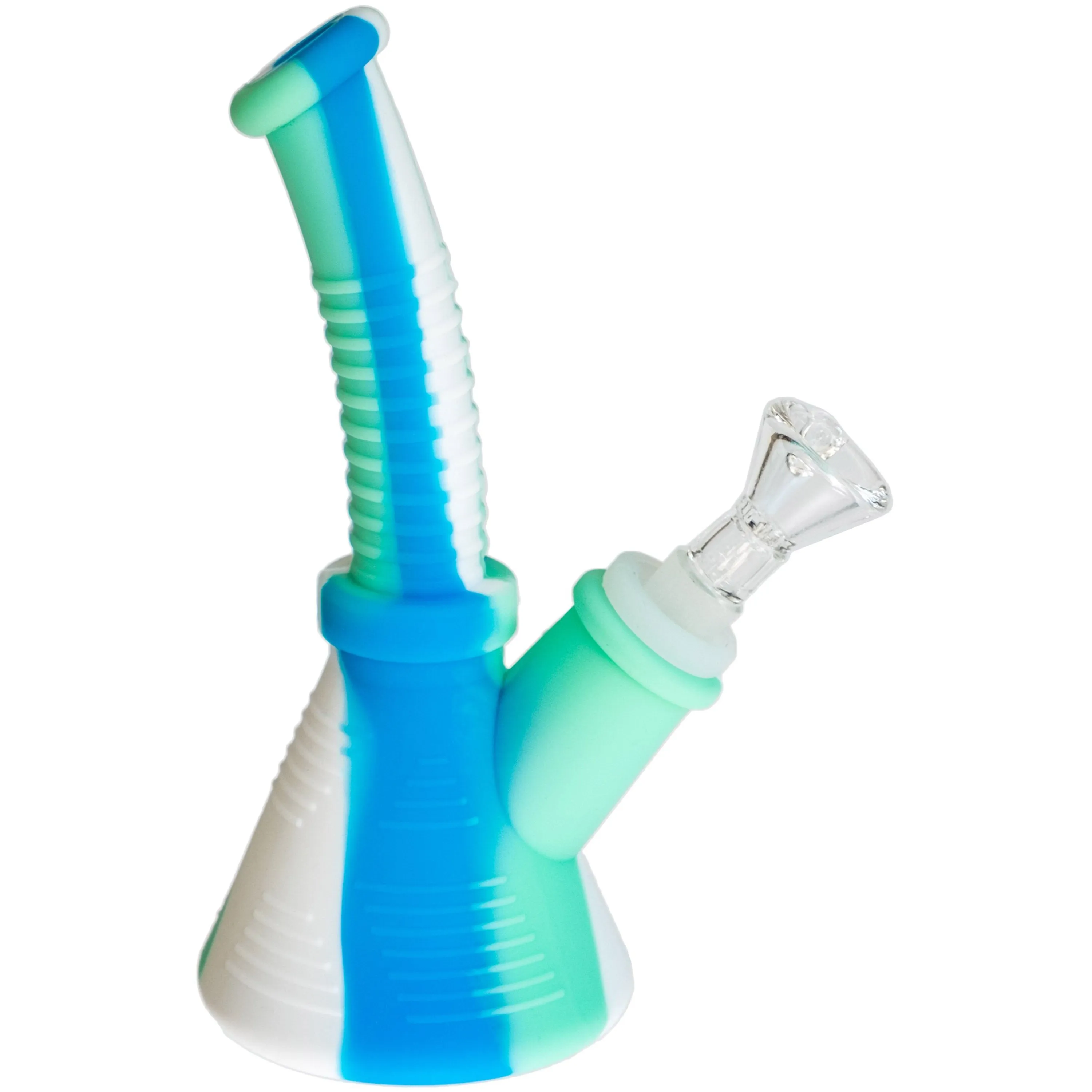 Compact Silicone Beaker Bong we