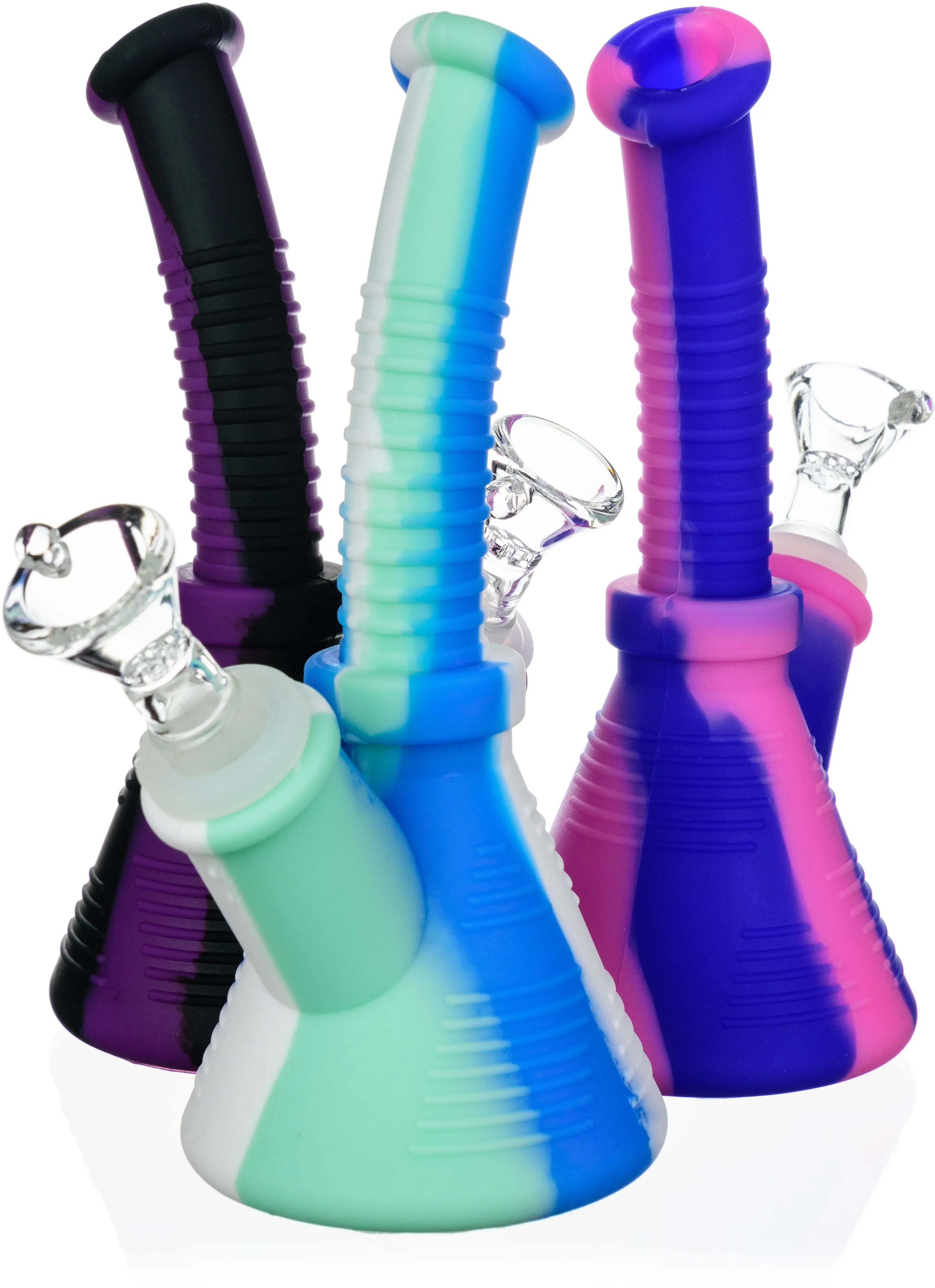 Compact Silicone Beaker Bong we