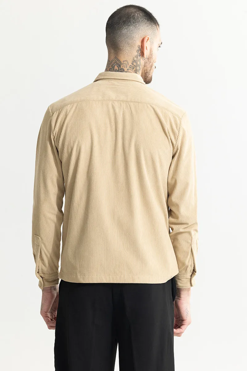 Cord Couture Beige Overshirt