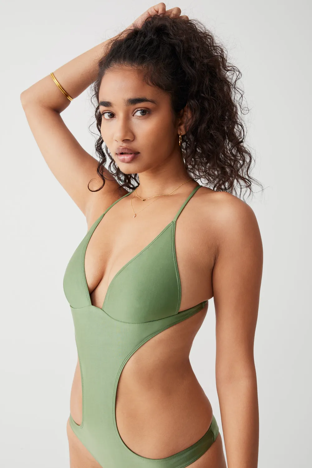 Cruise Monokini One Piece Swimsuit - Sea Moss