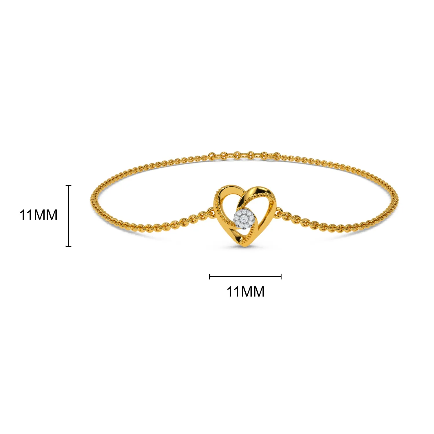 Cupid Heart Bracelet