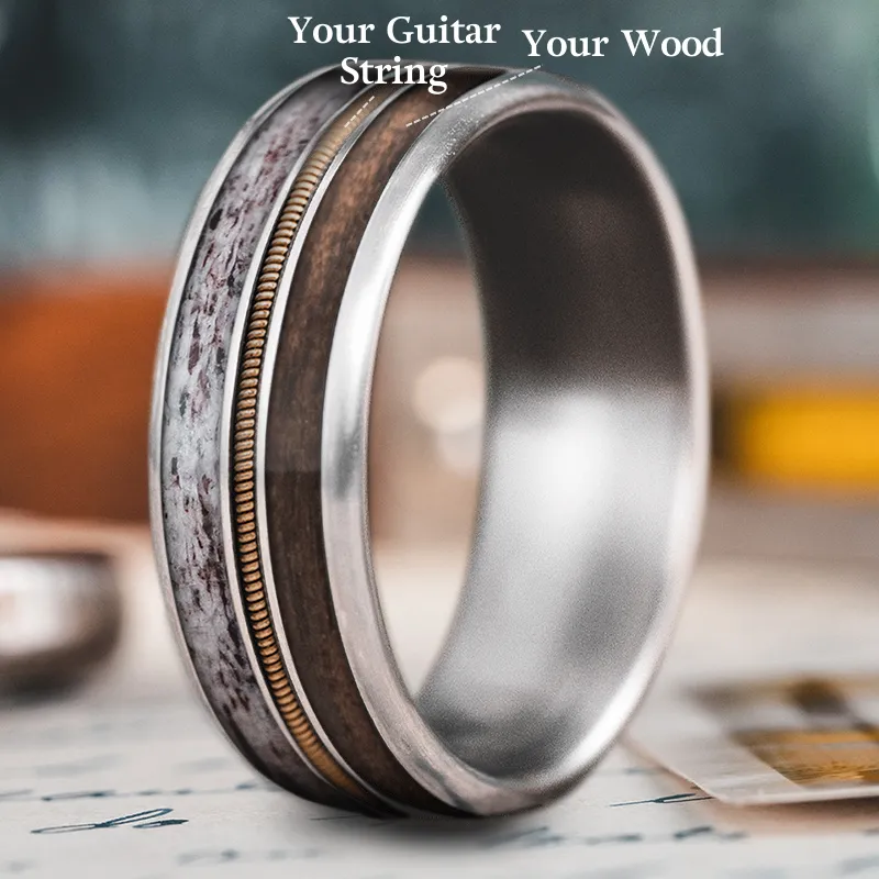 Custom Design - 3-Inlay Metal Center Ring Bz2wH7YTjd59RmGVdCNFQQPs