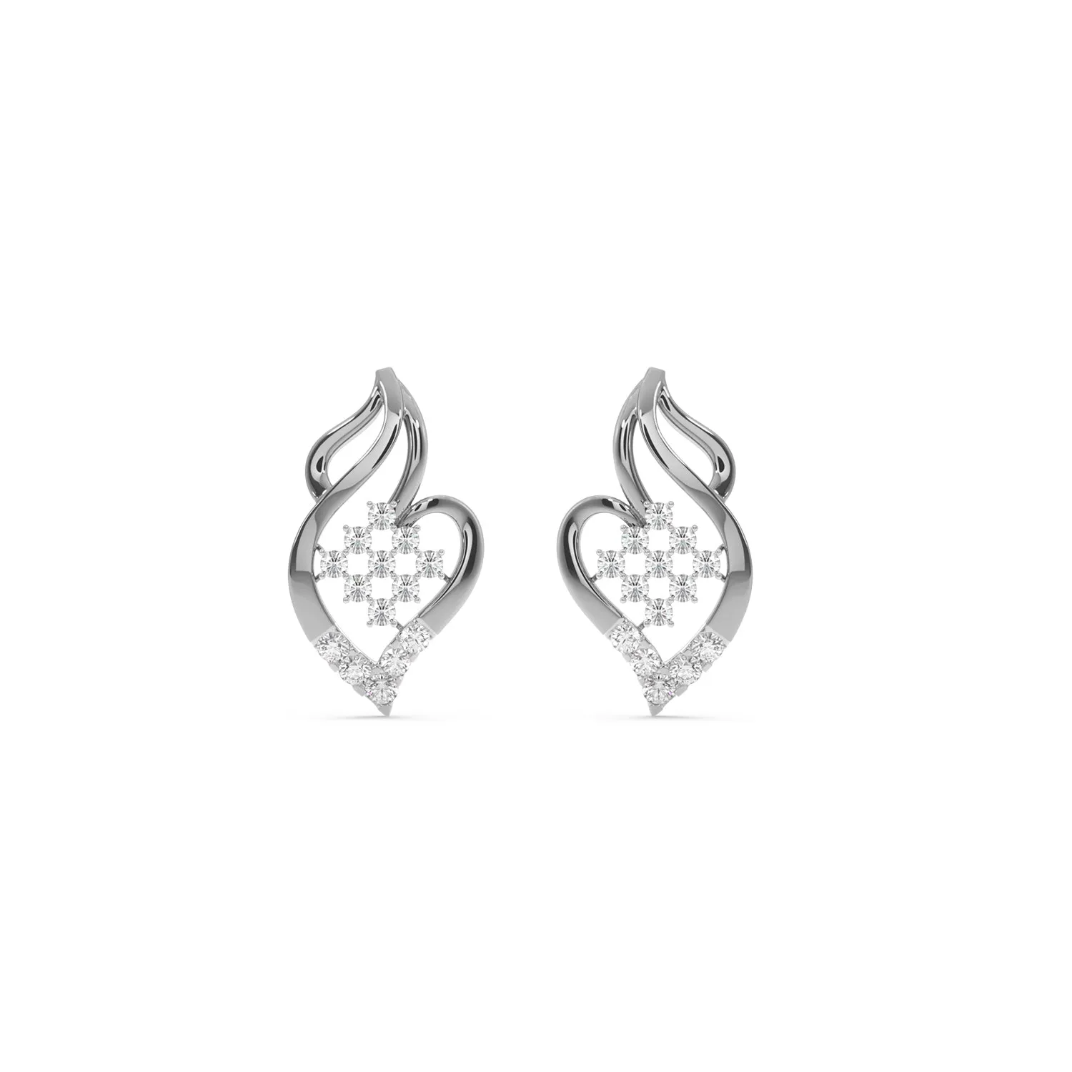 Dazzling Square Earring