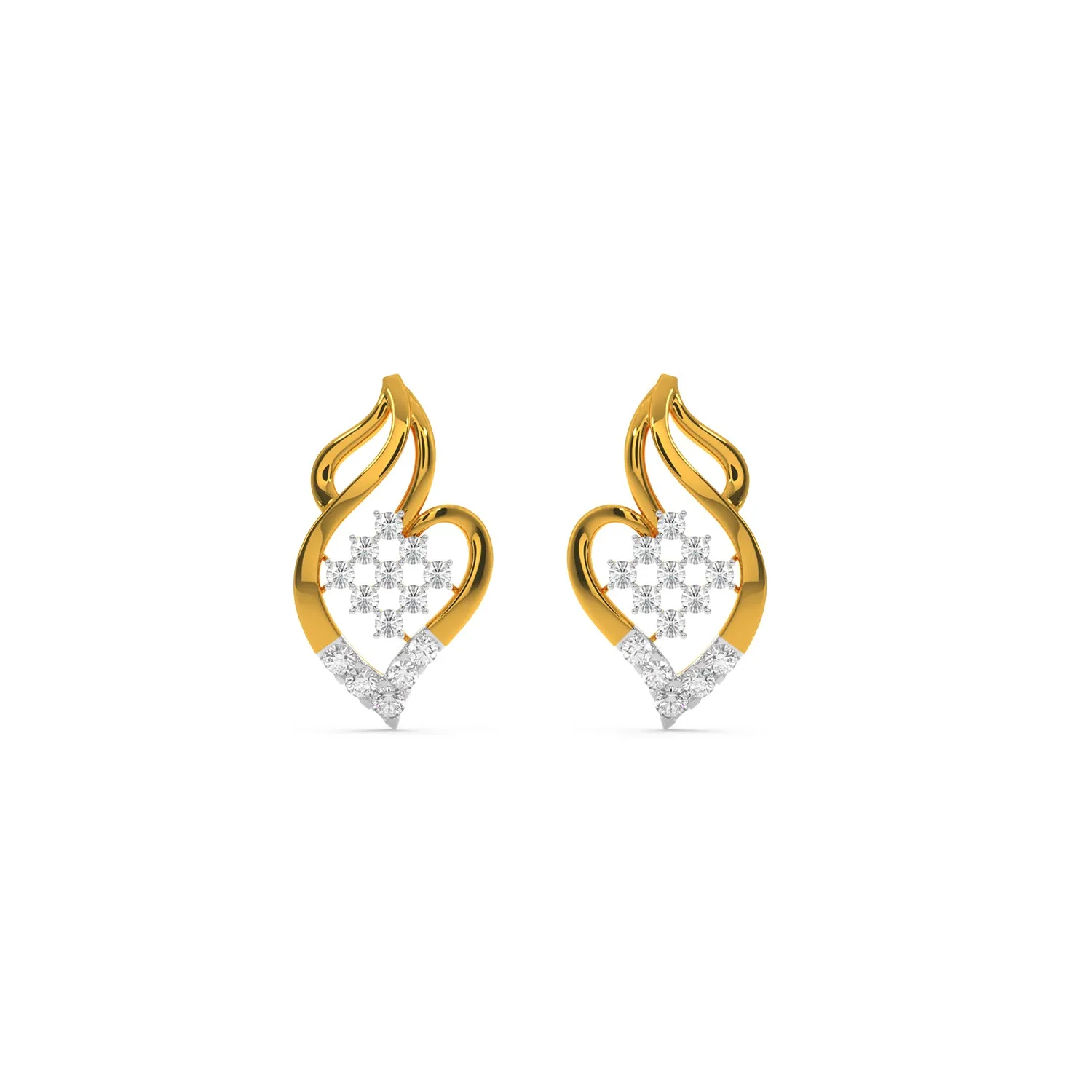 Dazzling Square Earring