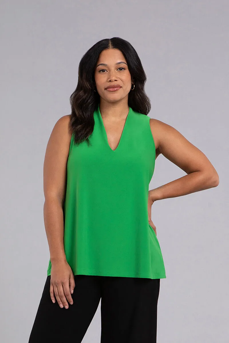 Deep V Trapeze Tank | Kelly Green