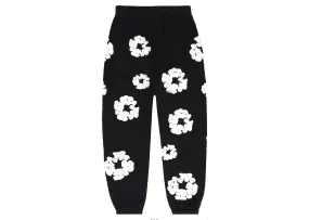 Denim Tears Cotton Wreath Sweatpants Black