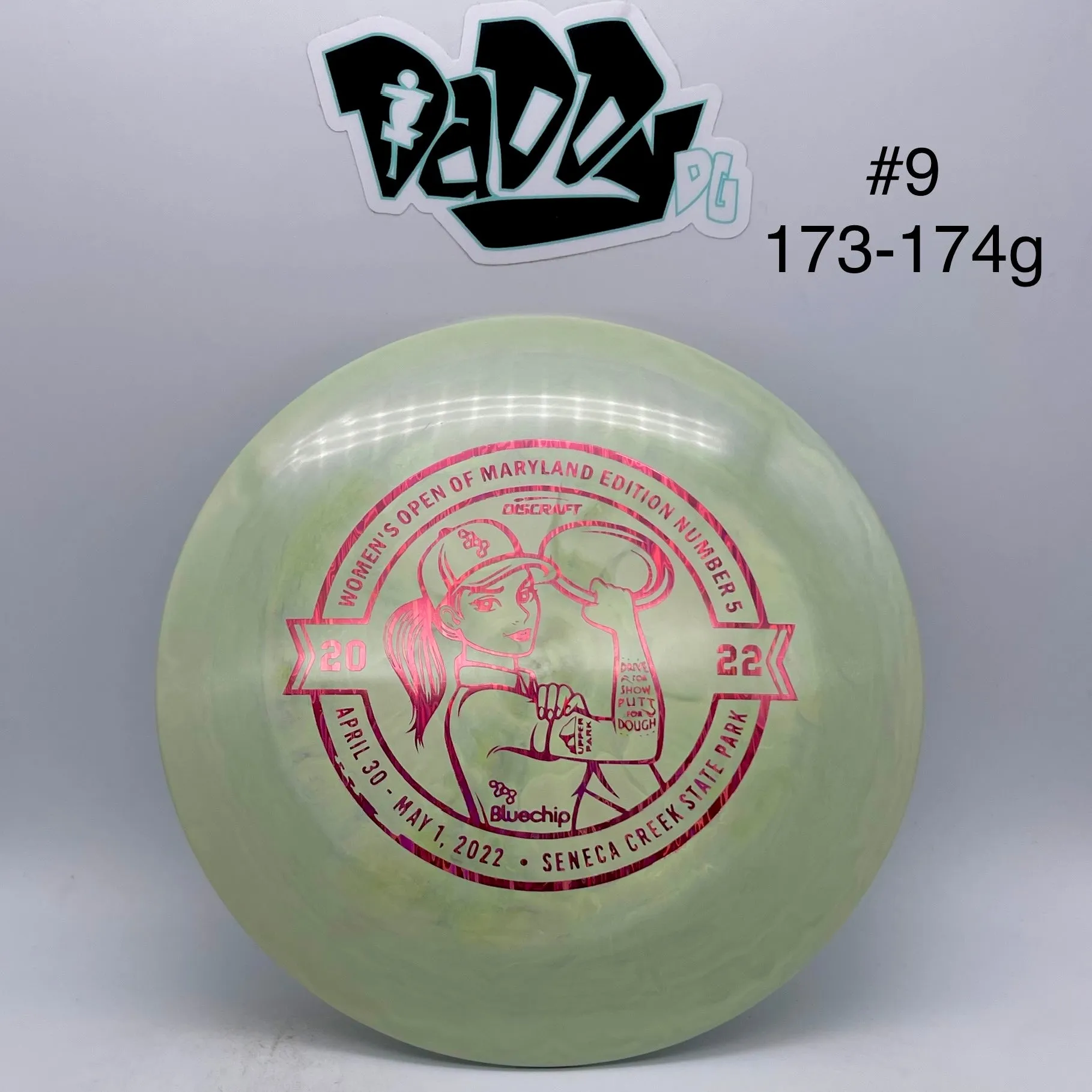 Discraft ESP Undertaker 2022 Women's Open of Maryland Stamped Distance Driver