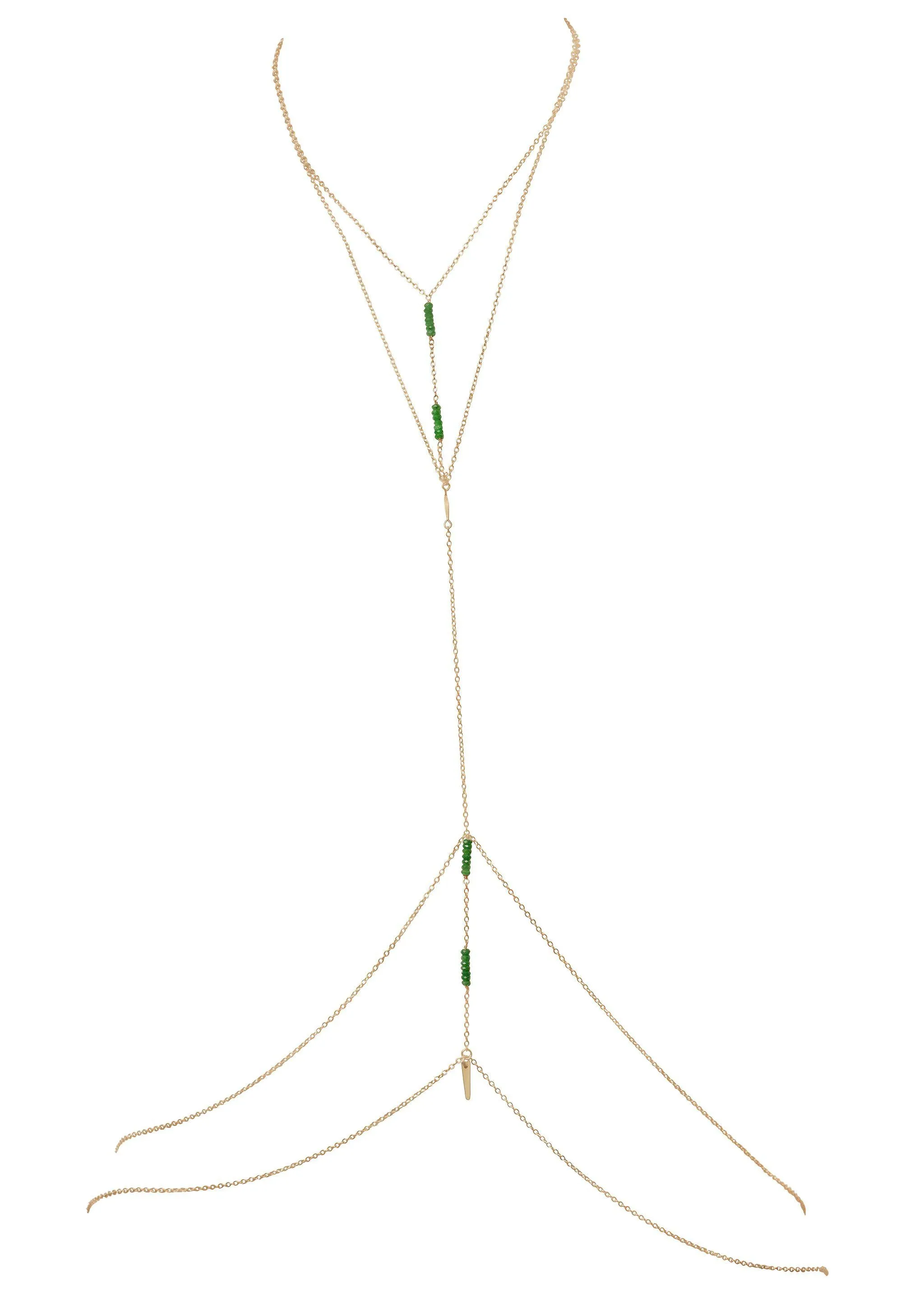 Eagle Gemstone Body Chain