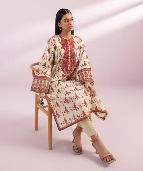 Embroidered Zari Lawn Shirt