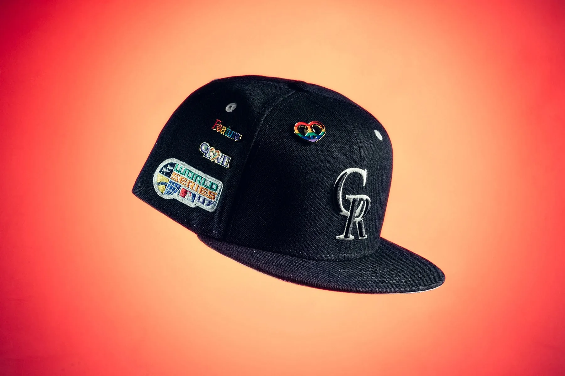 Feature x New Era 'Pride' 59Fifty Fitted - Colorado Rockies