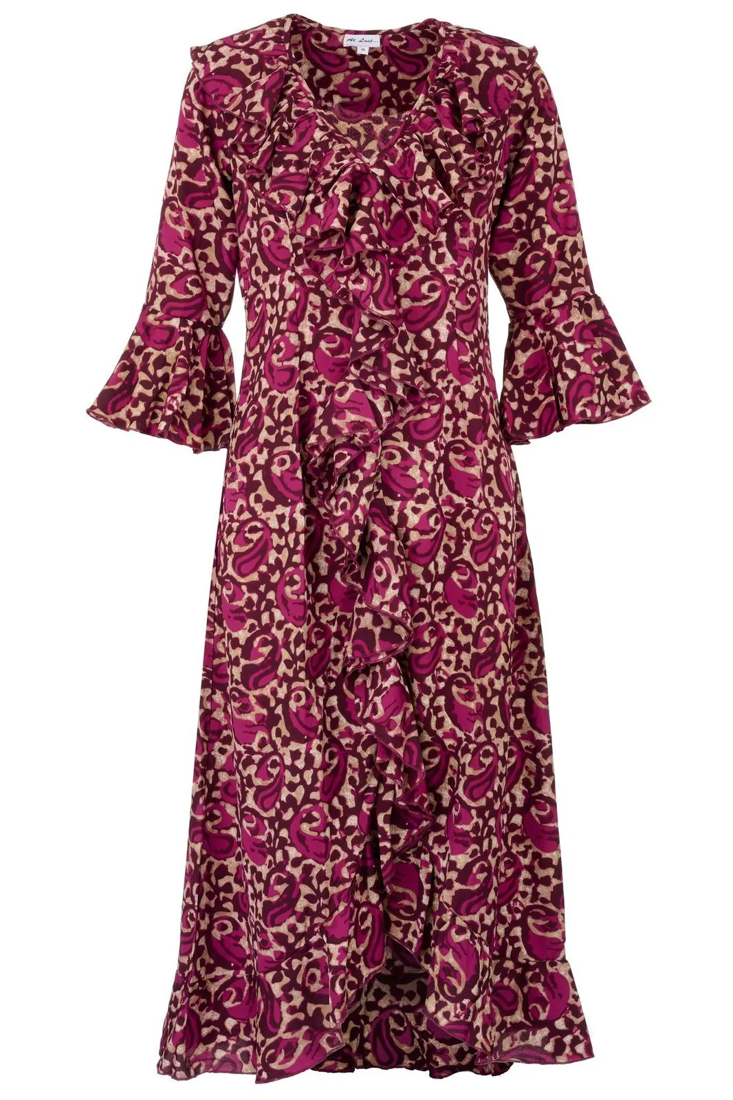 Felicity Midi Dress in Mulberry Swirl