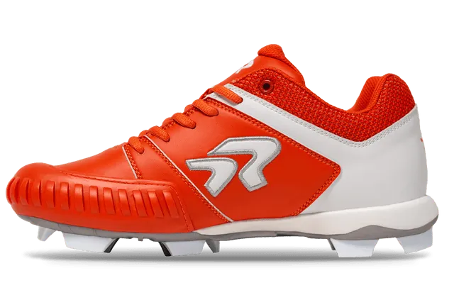 Flite Softball Cleats with Pitching Toe - Team Colors