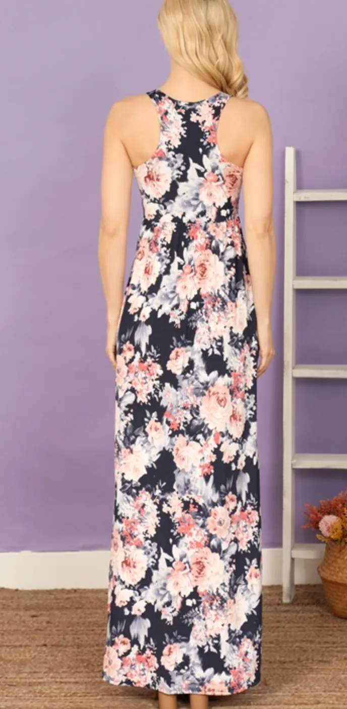 Floral Tank Maxi Dress