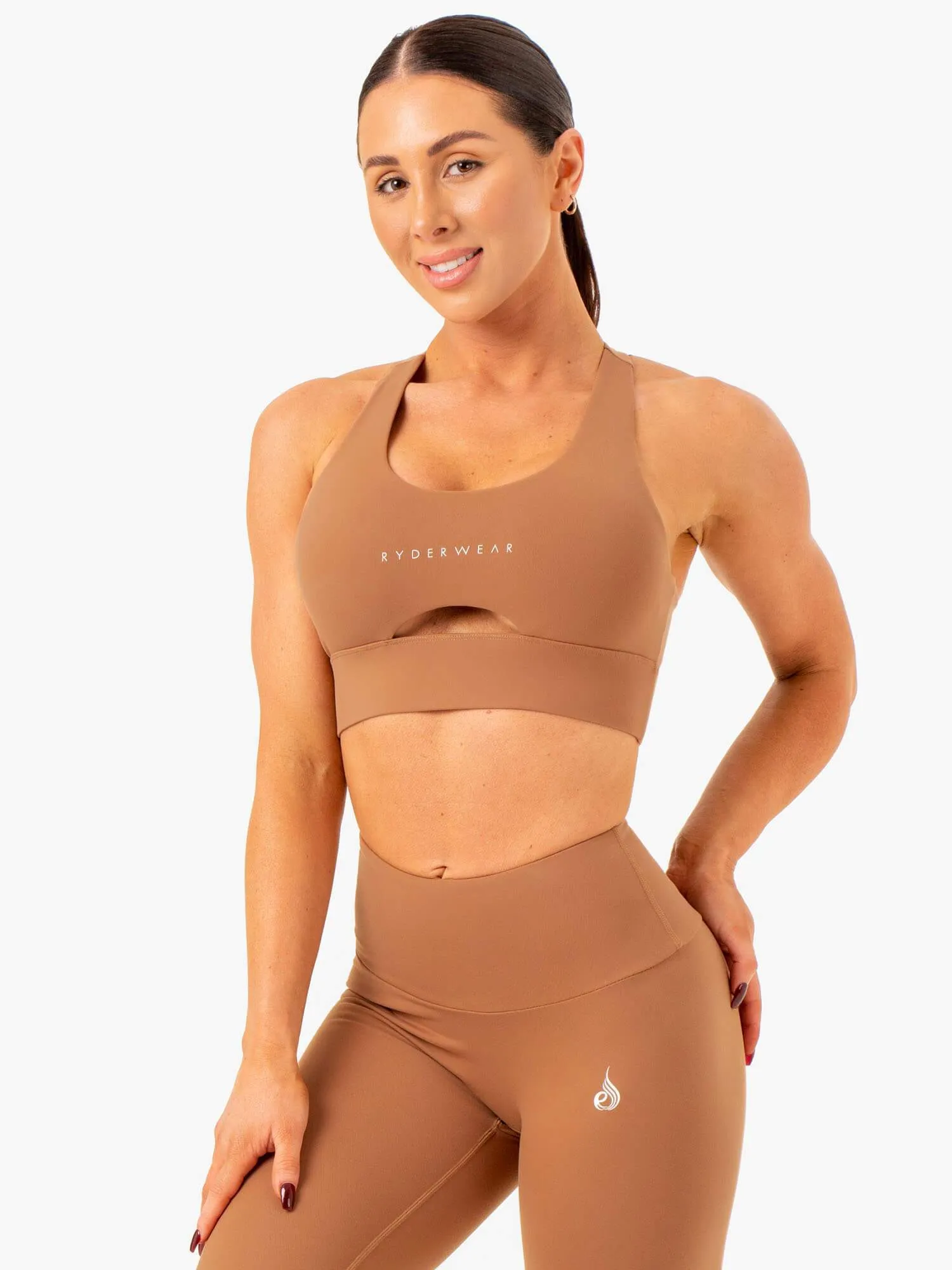 Focus Contour Sports Bra - Mocha