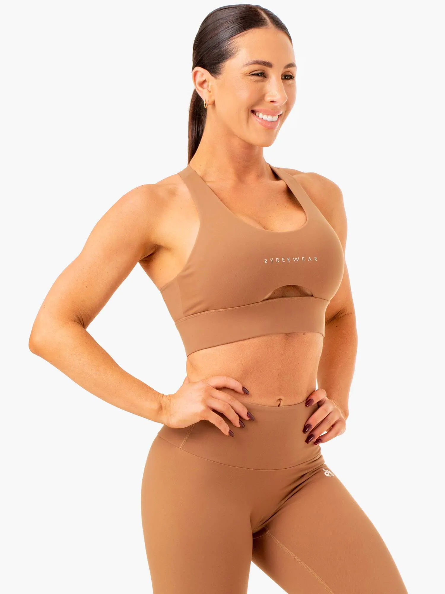 Focus Contour Sports Bra - Mocha