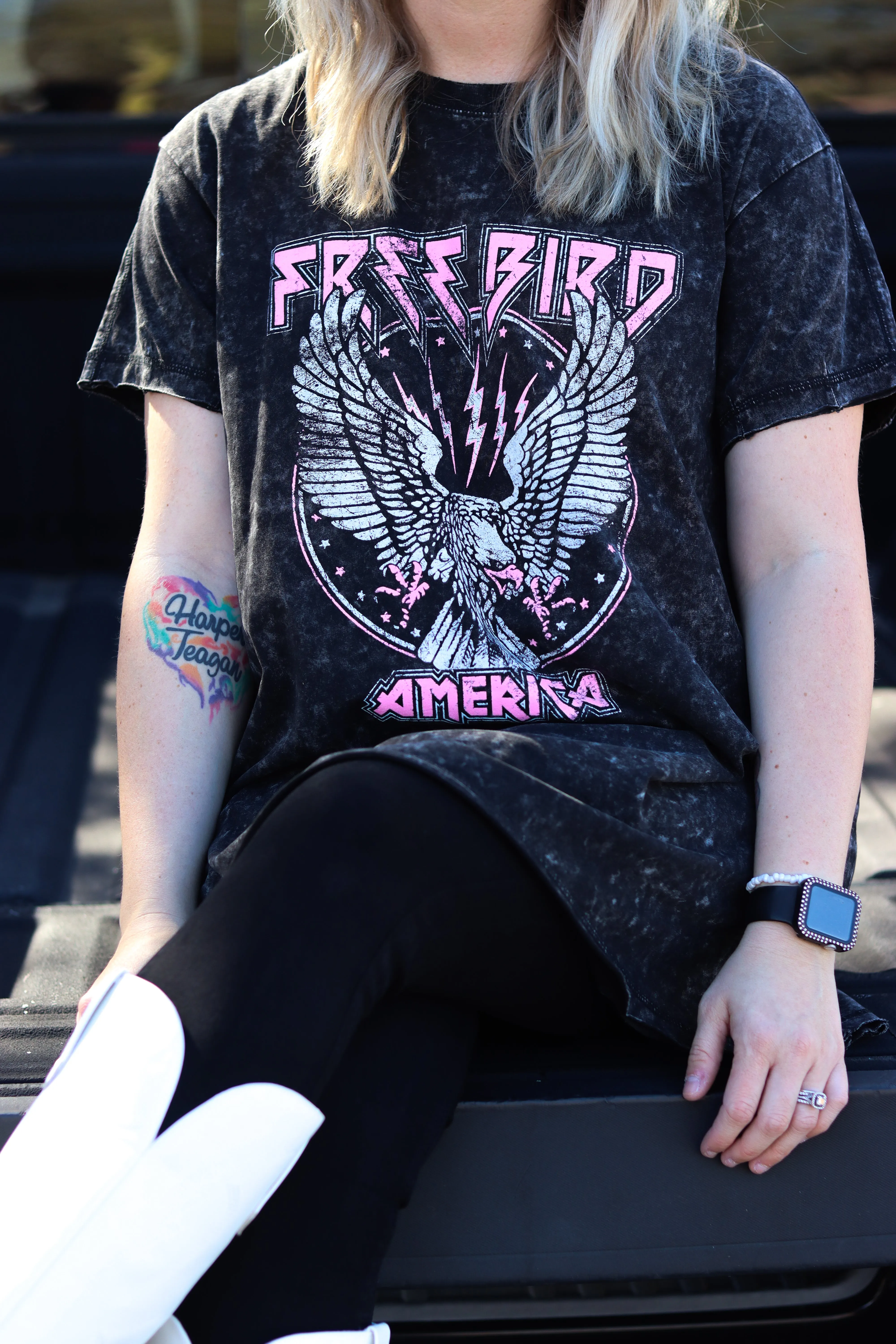 Free Bird America Tunic Top