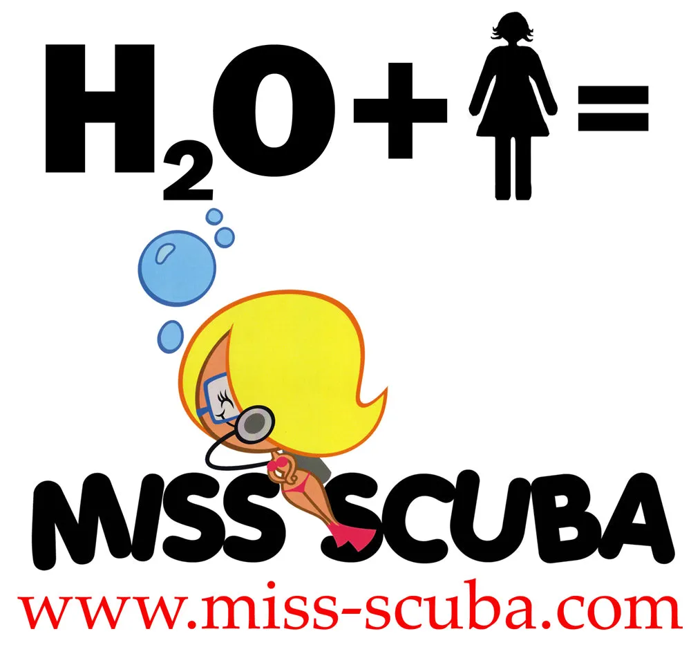 FREE Miss Scuba Sticker