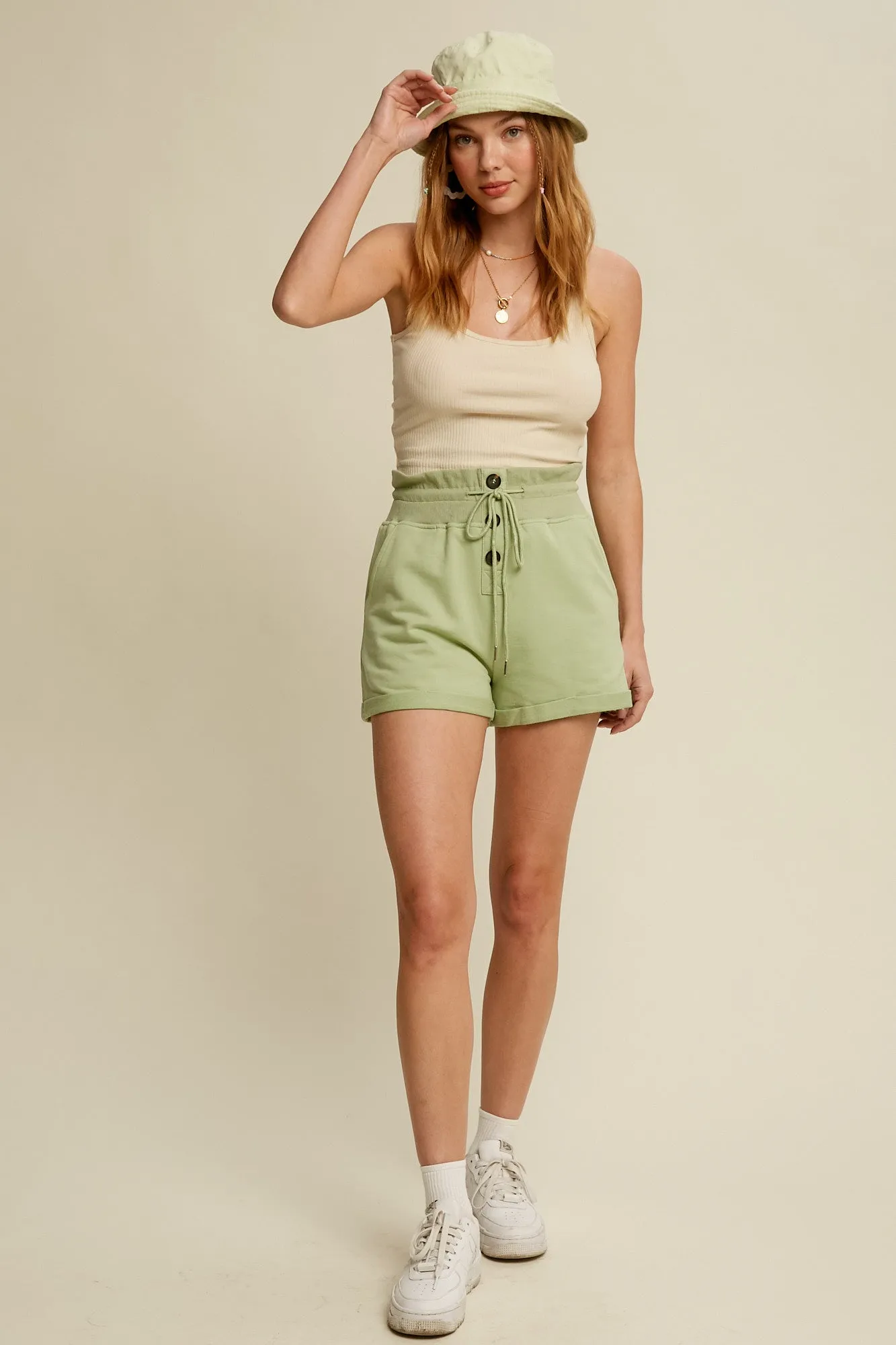 French Terry boyfriend Shorts