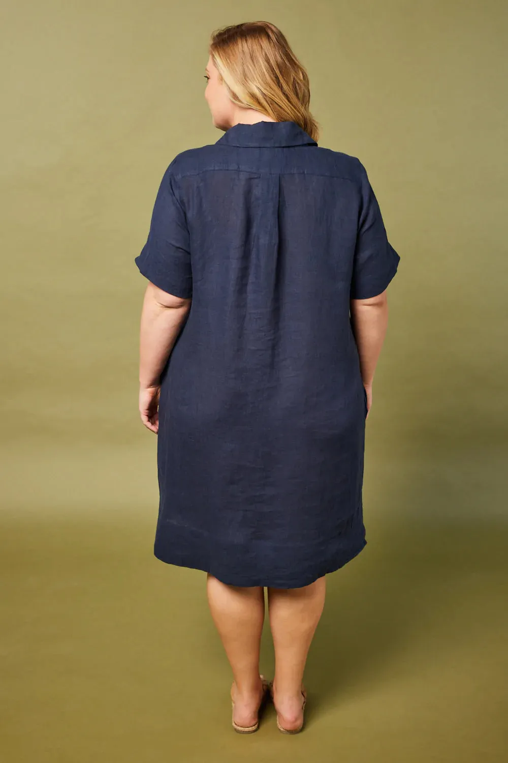 Gidget Tunic Dress (Navy)