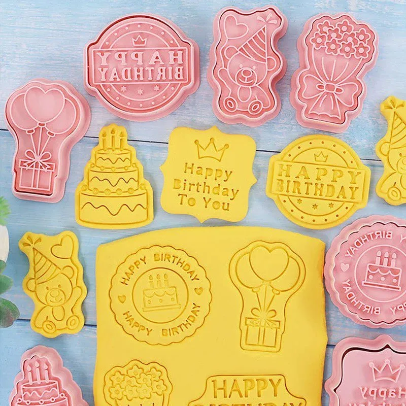 Happy Birthday Cutter & Stamp Set