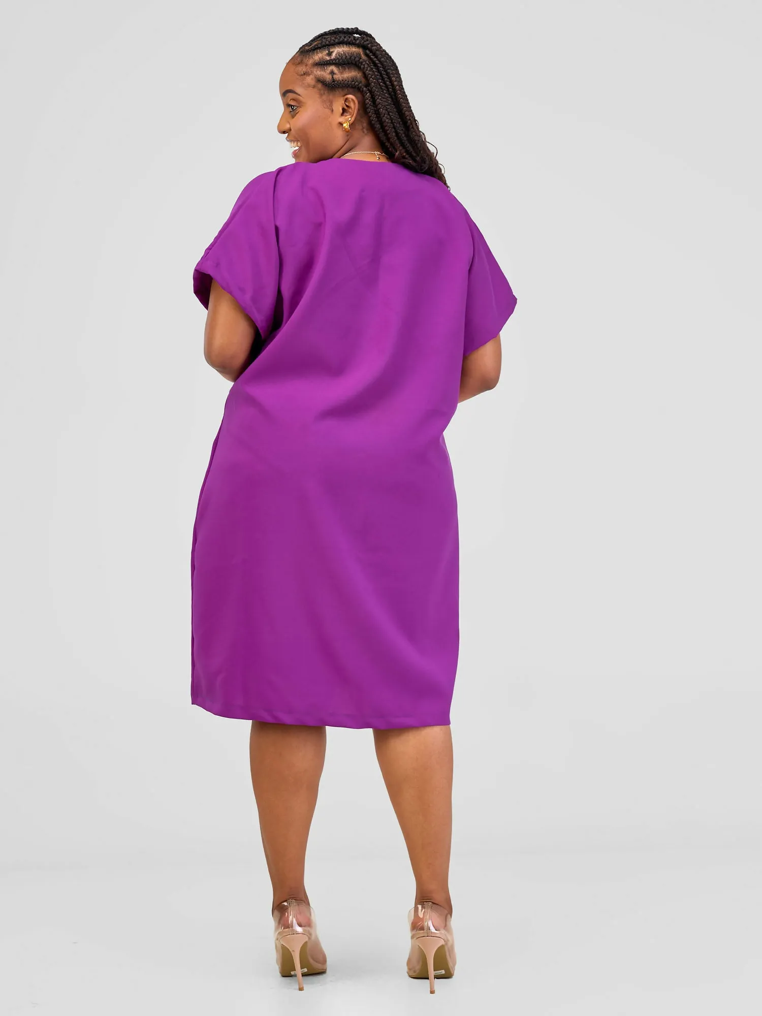 Hats And More Shift Dress - Purple