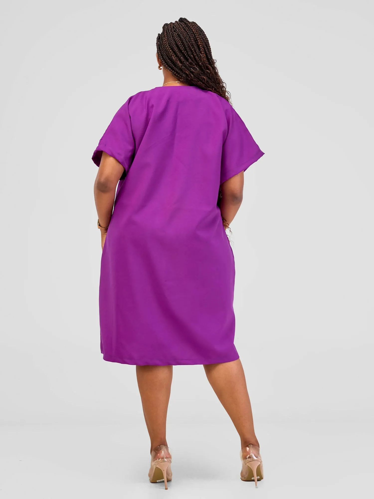 Hats And More Shift Dress - Purple