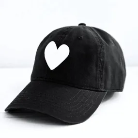 HEART PATCH BASEBALL HAT - KERRI ROSENTHAL