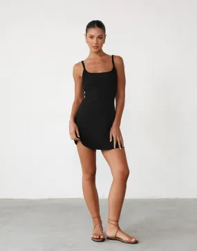 Helia Mini Dress (Black)