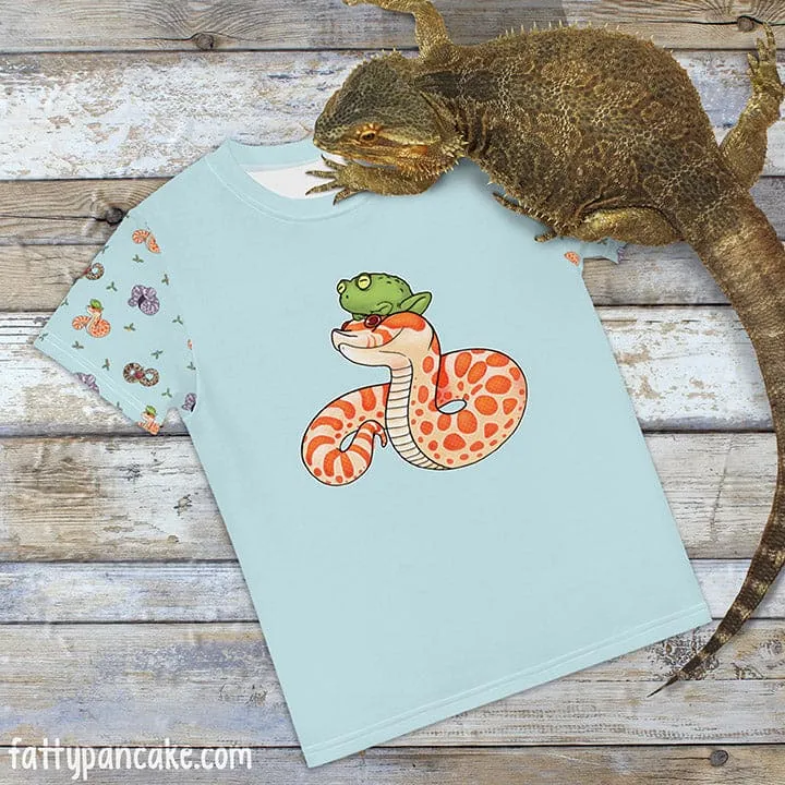 Hognose Snake Kids Tee, Cute Reptile Apparel for Children