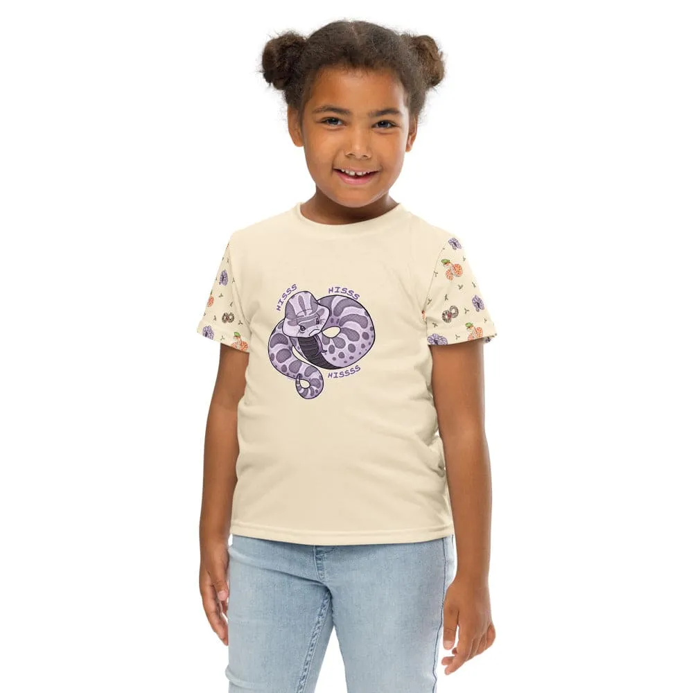 Hognose Snake Kids Tee, Cute Reptile Apparel for Children