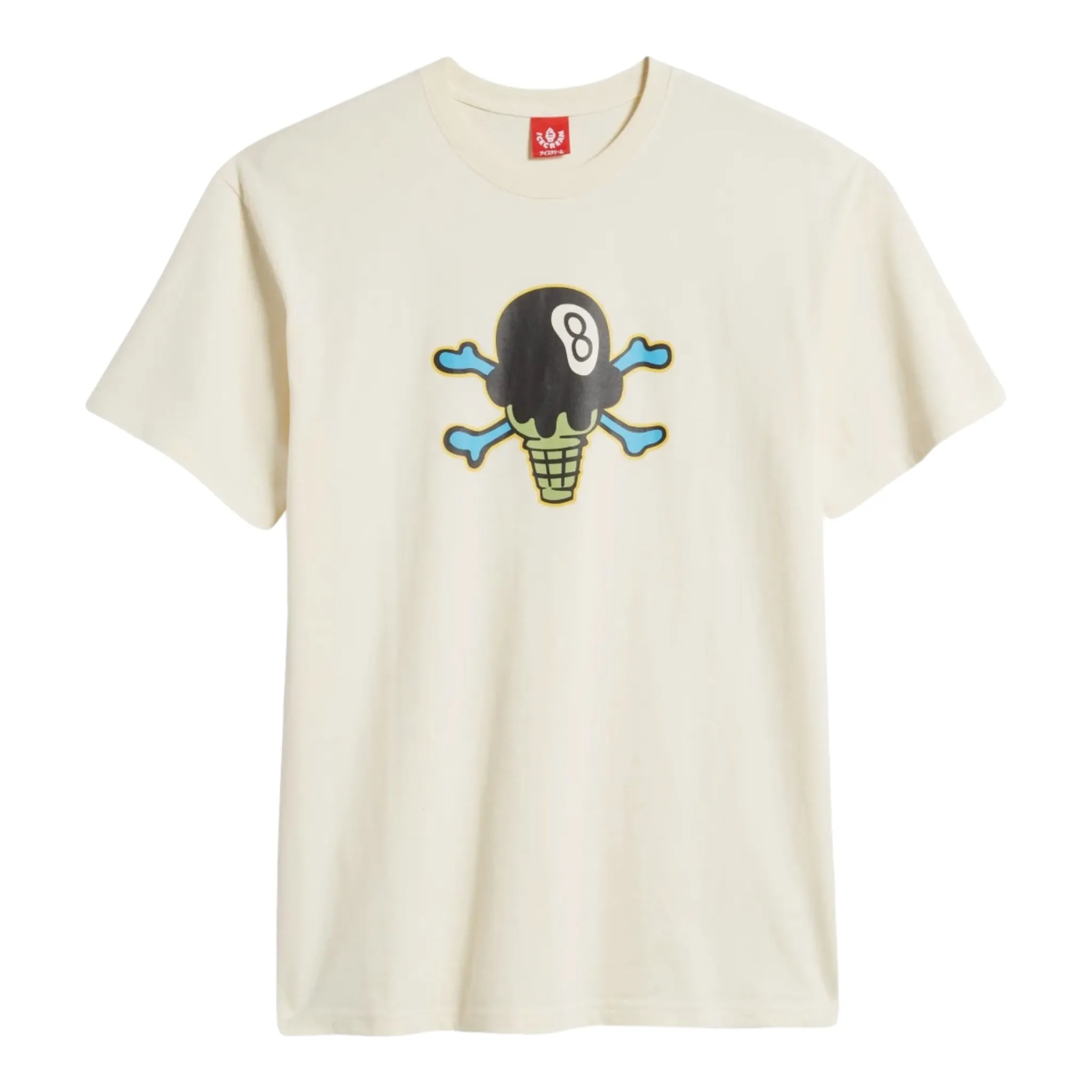 Icecream 8 Ball S/S Tee Antique White