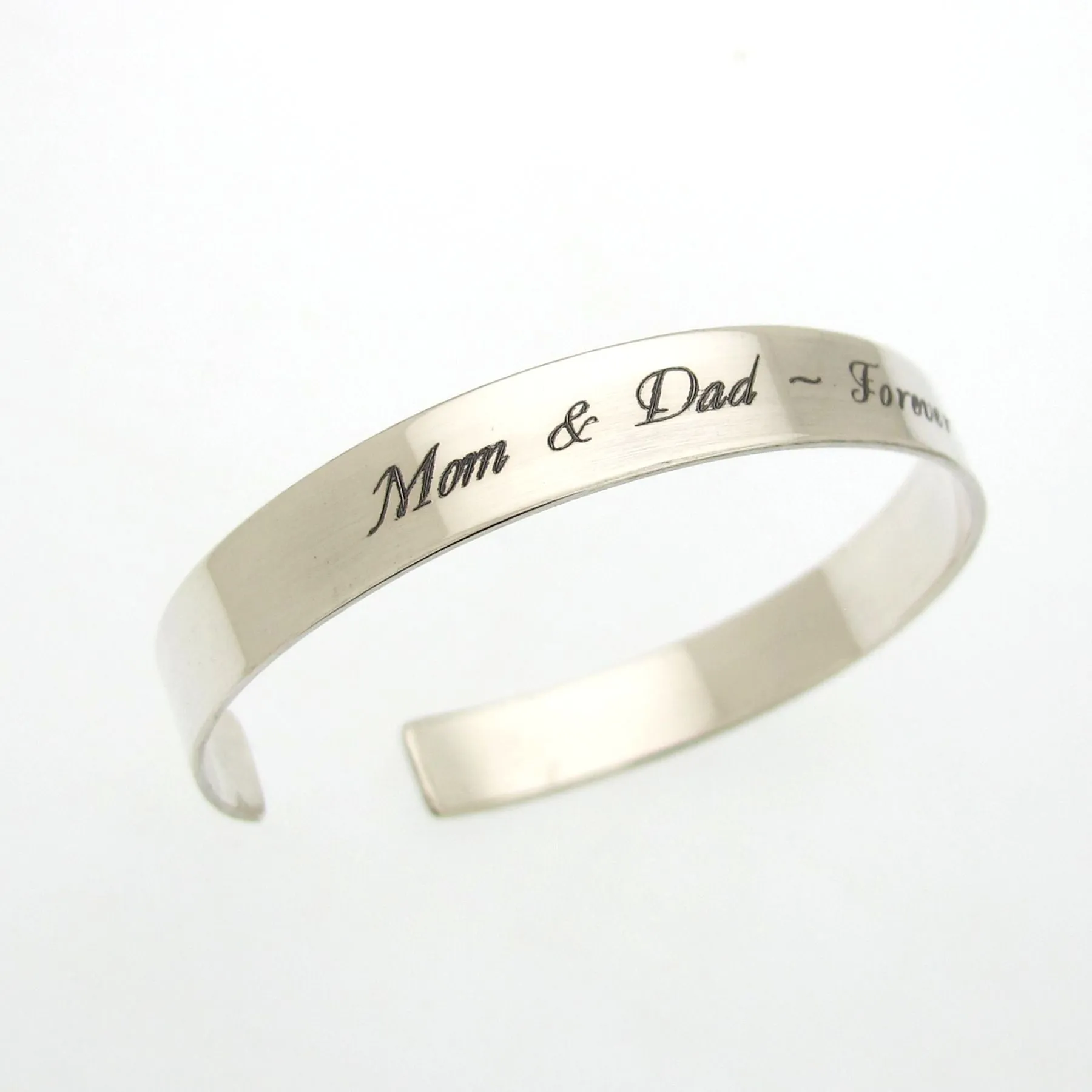 In Memory Of Dad Mom Custom bracelet