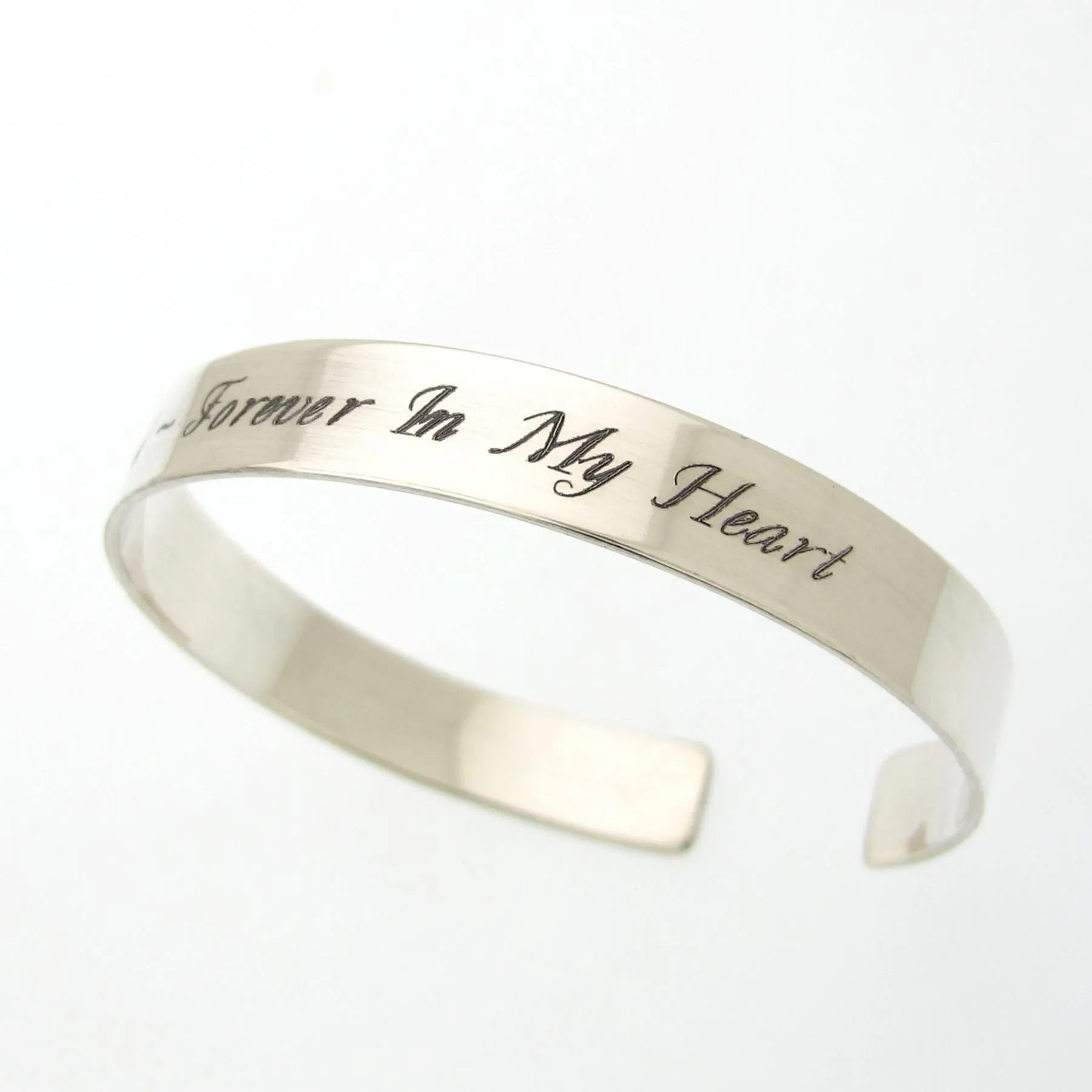 In Memory Of Dad Mom Custom bracelet