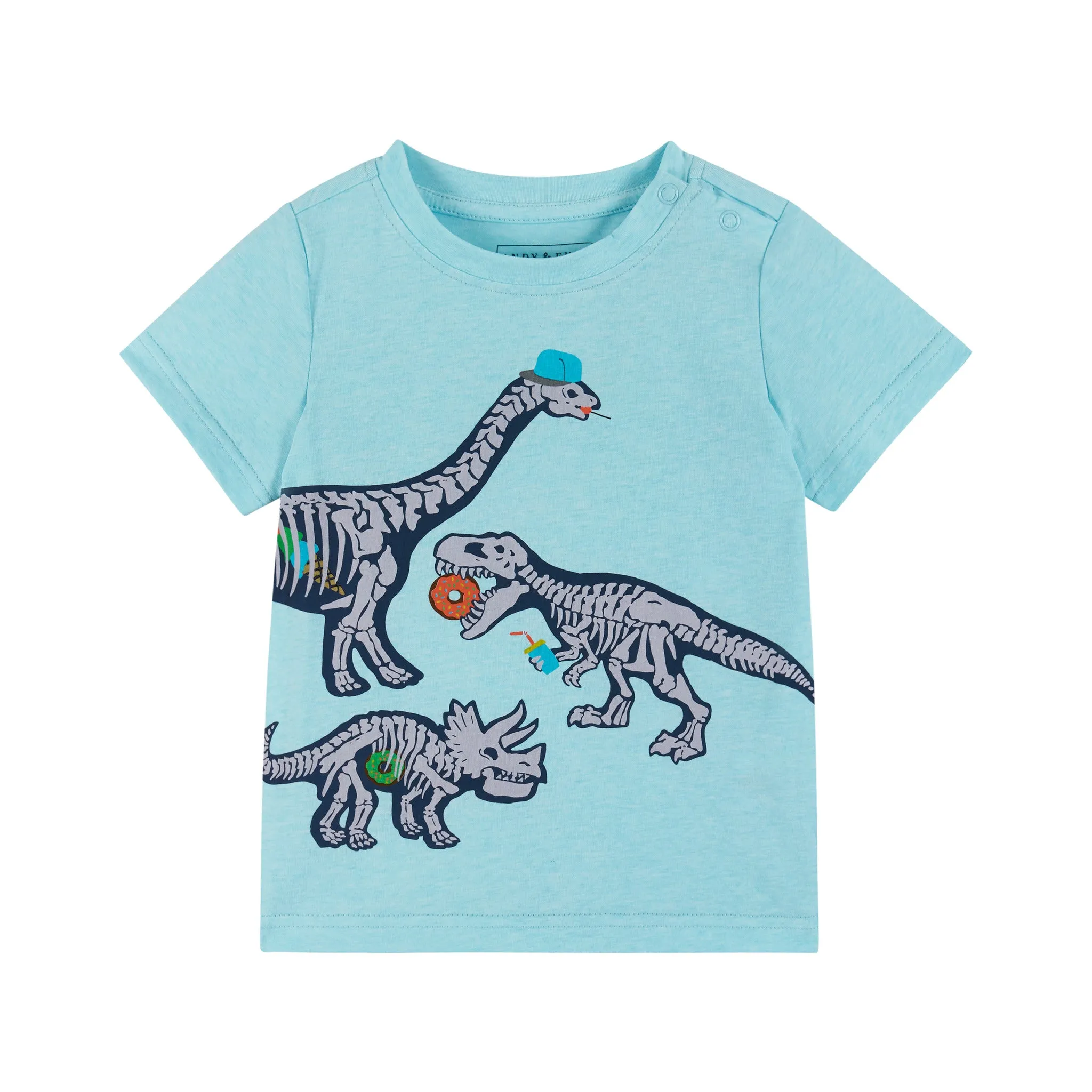 Infant Dinosaur Snack Tee & Ripstop Shorts Set