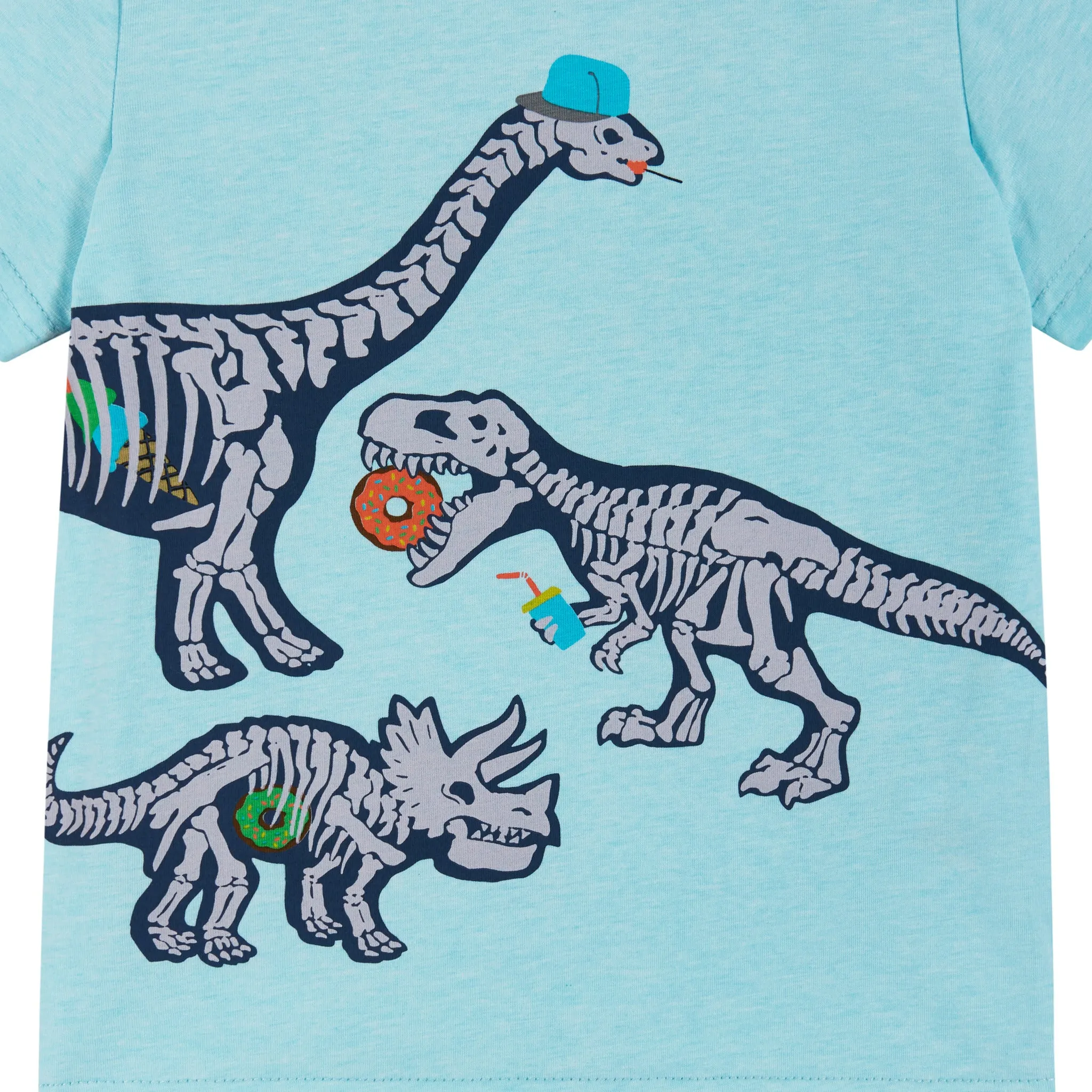 Infant Dinosaur Snack Tee & Ripstop Shorts Set