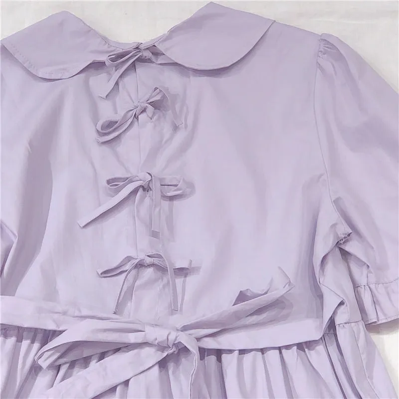 JAPANESE CUTE PASTEL PURPLE DRESS BY50103