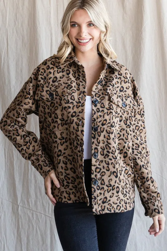 Jodifl Leopard Print Jacket