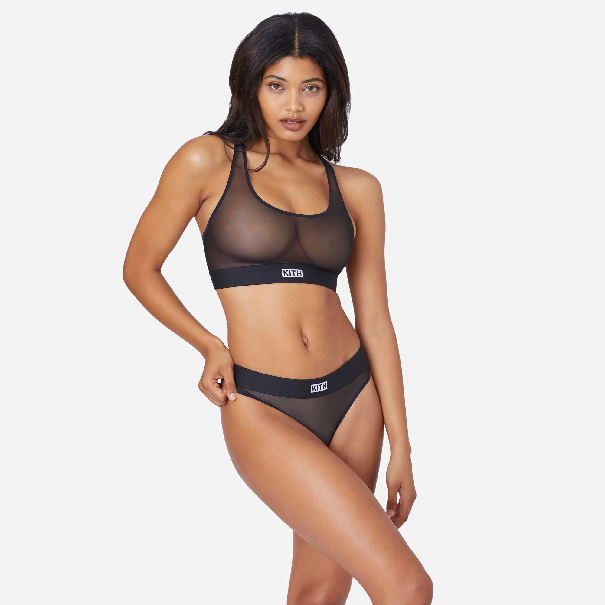 Kith Women for Calvin Klein Mesh Racerback - Black