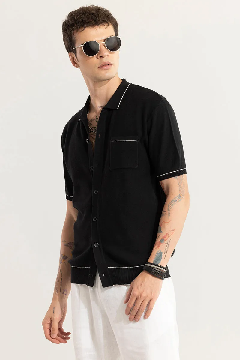 KnitEase Black Shirt