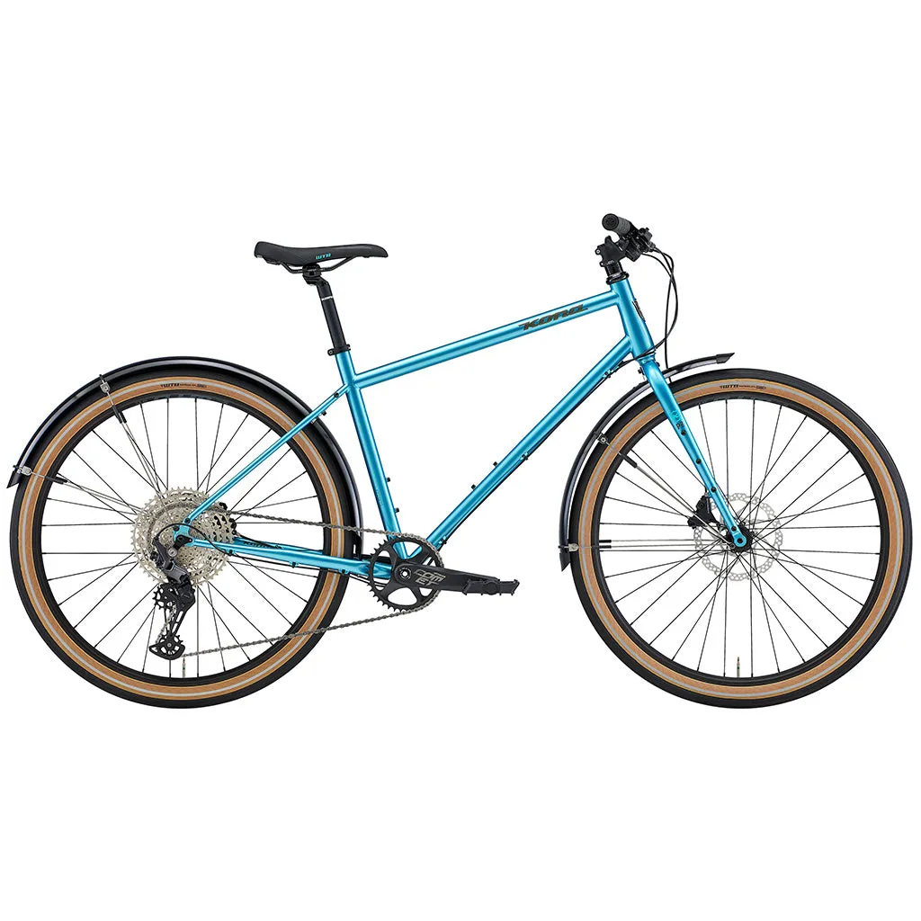 Kona Dr.Dew Hybrid Bike - Blue