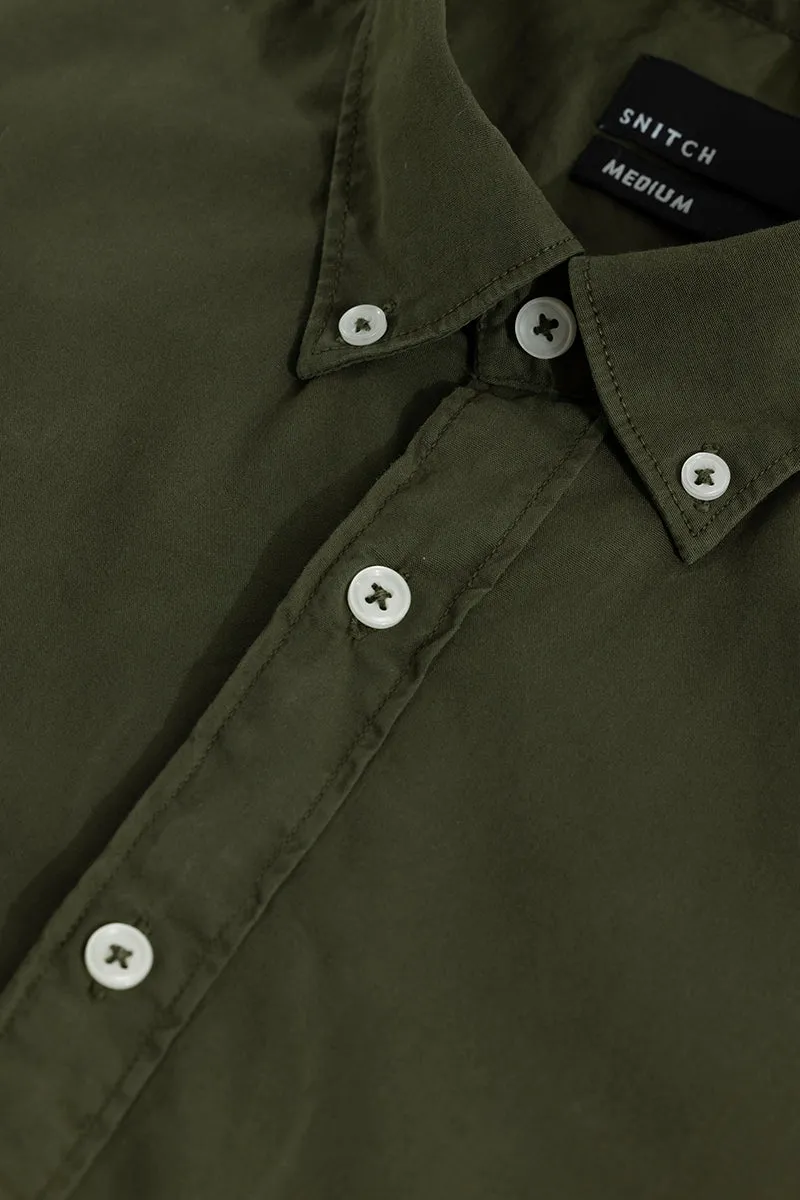 Leisure Olive Shirt