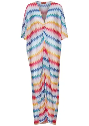 Long Cover Up Kaftan Multicolour