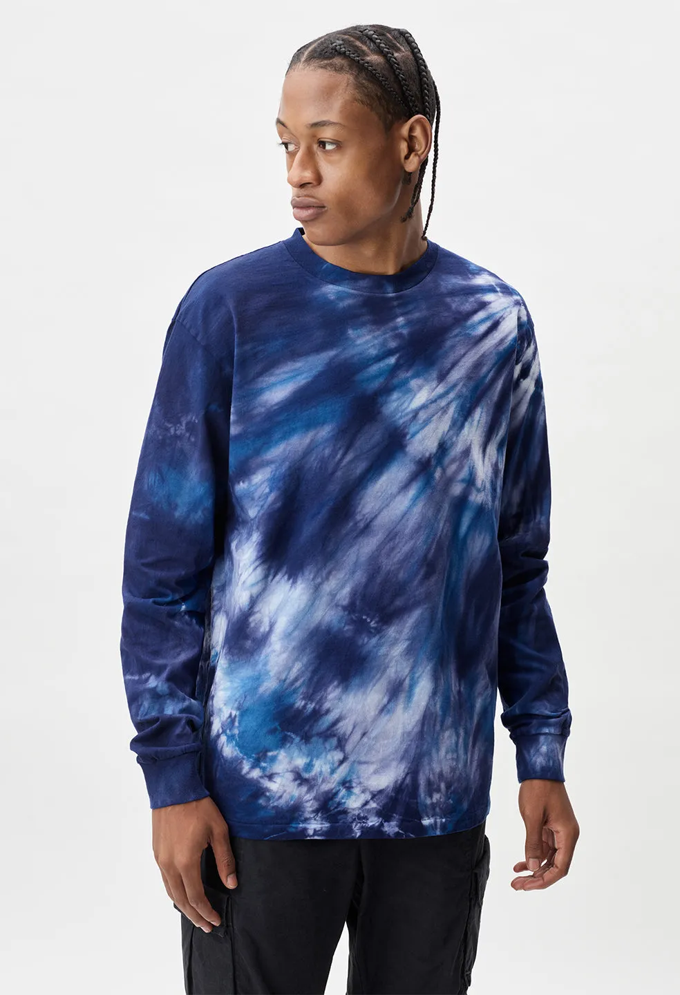 LS University Tee / Reflection Dye Pacific