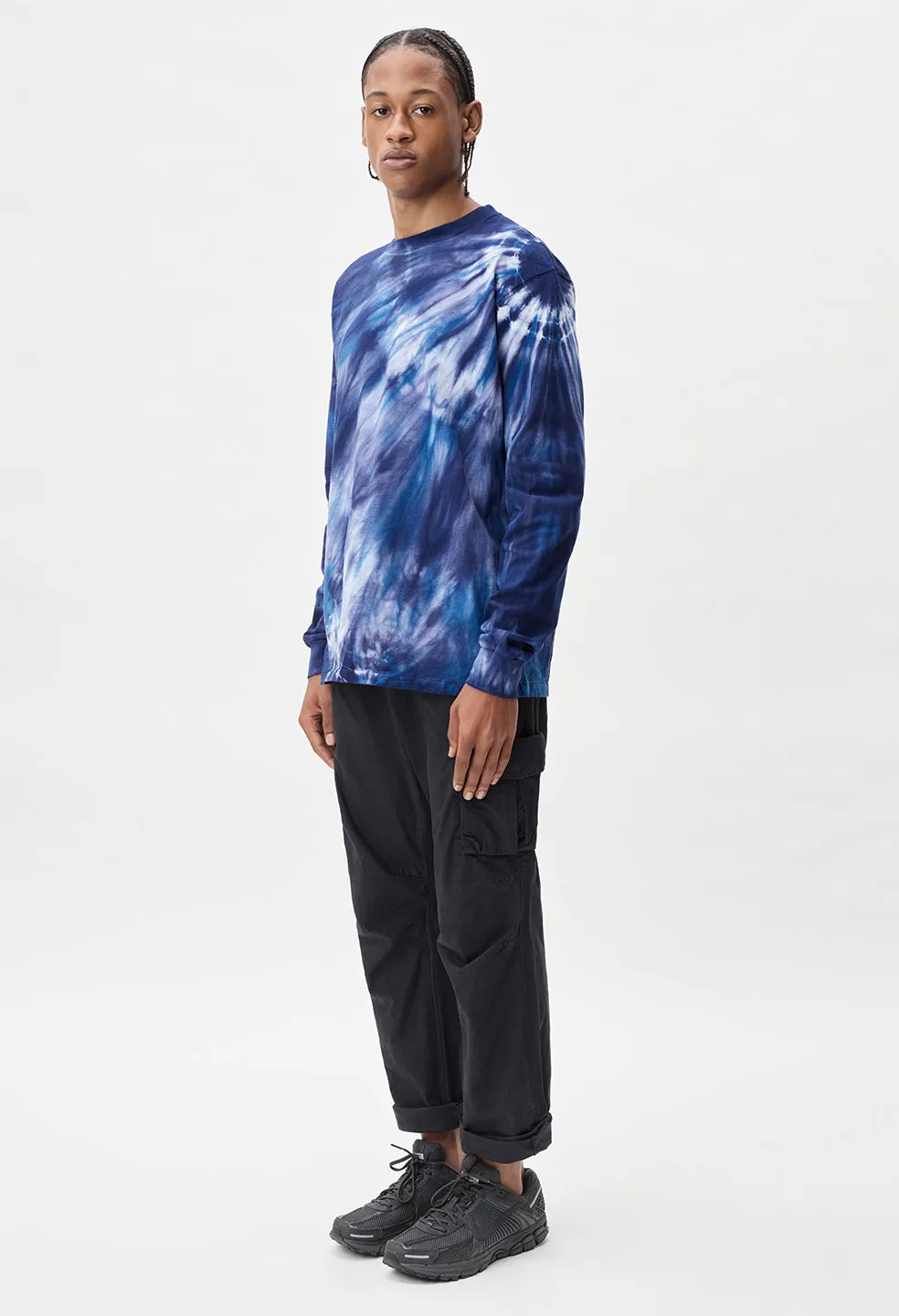 LS University Tee / Reflection Dye Pacific