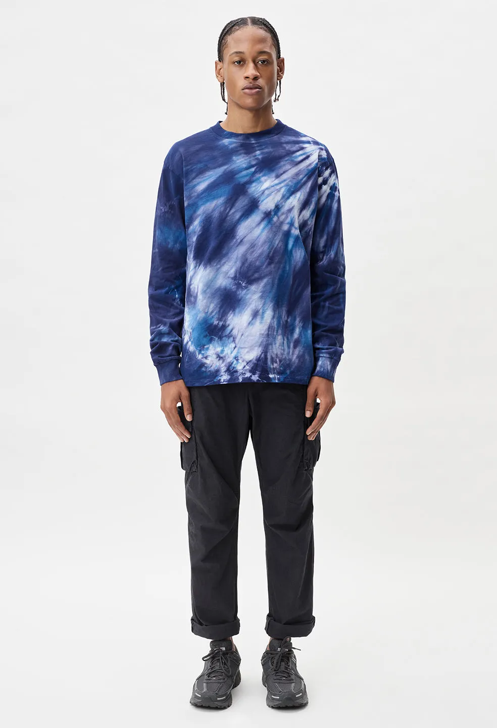 LS University Tee / Reflection Dye Pacific